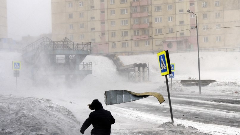 Шторм в Норильську