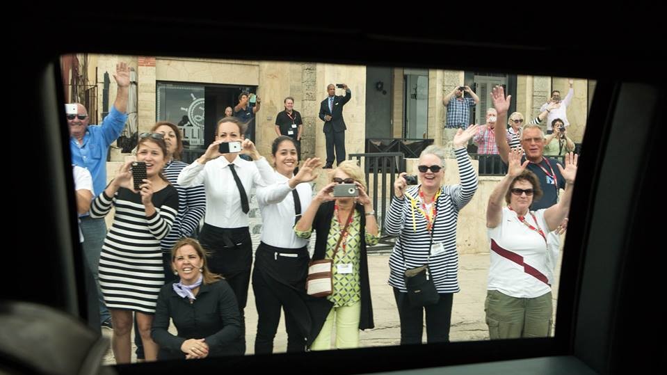 Президент США вызвал неподдельный интерес у жителей Гаваны