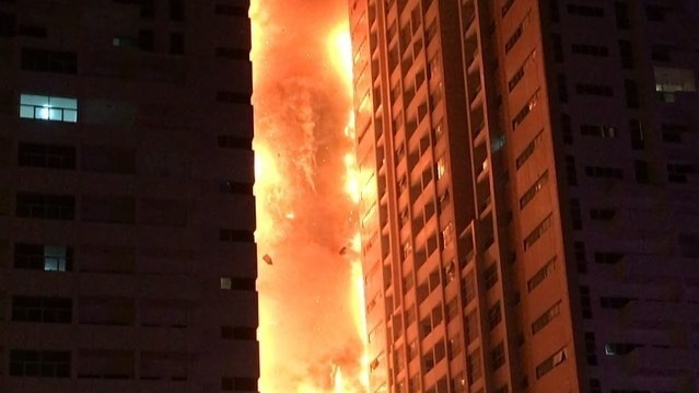 Пожежа в Аджмані