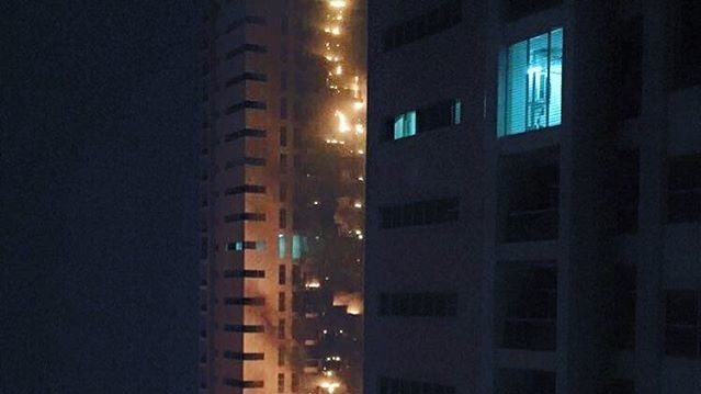 Пожежа в Аджмані