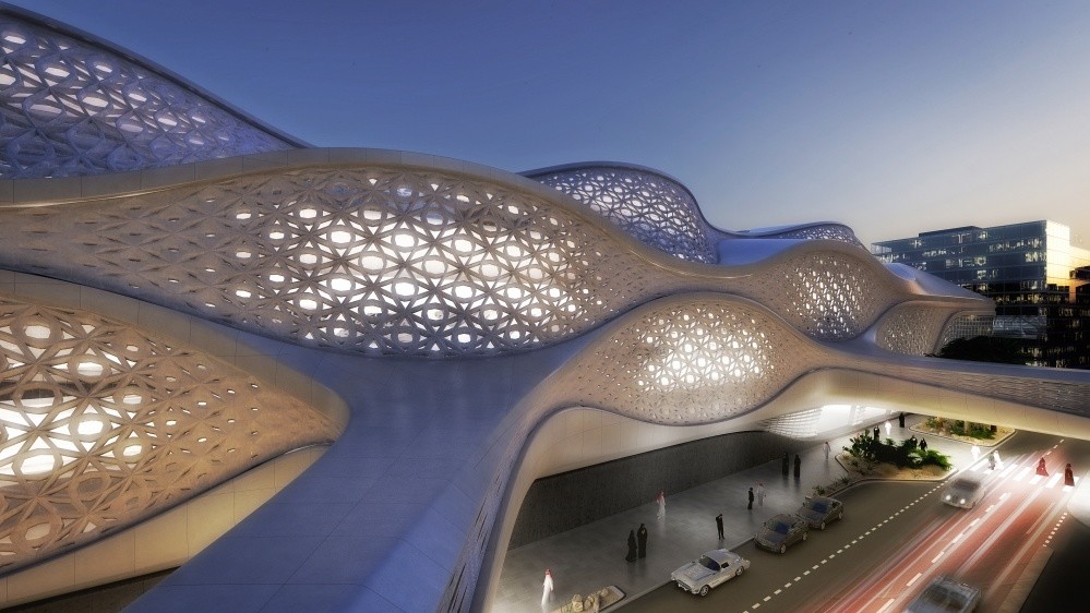 Золота станція метро в Ер-Ріяді, 
Саудівська Аравія