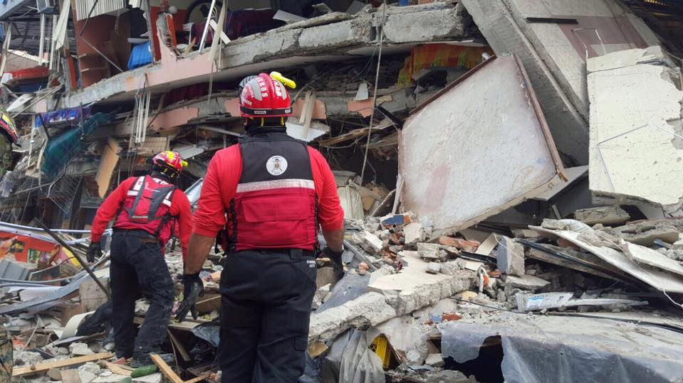 В Еквадорі працювали рятувальники з Венесуели