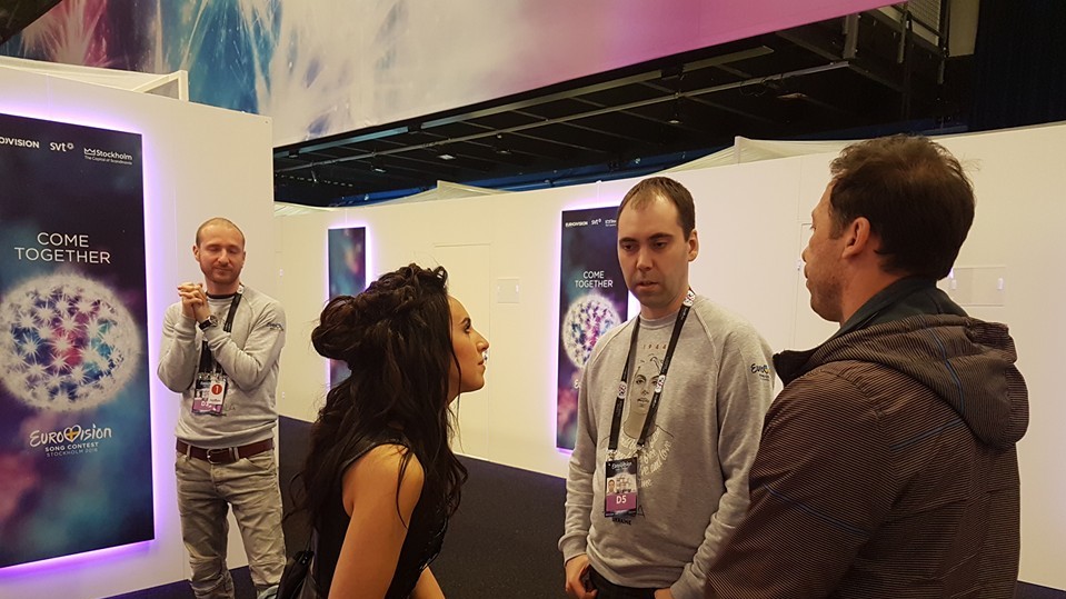 Джамала на репетиції в Стокгольмі