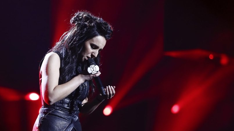 Джамала на репетиції в Стокгольмі