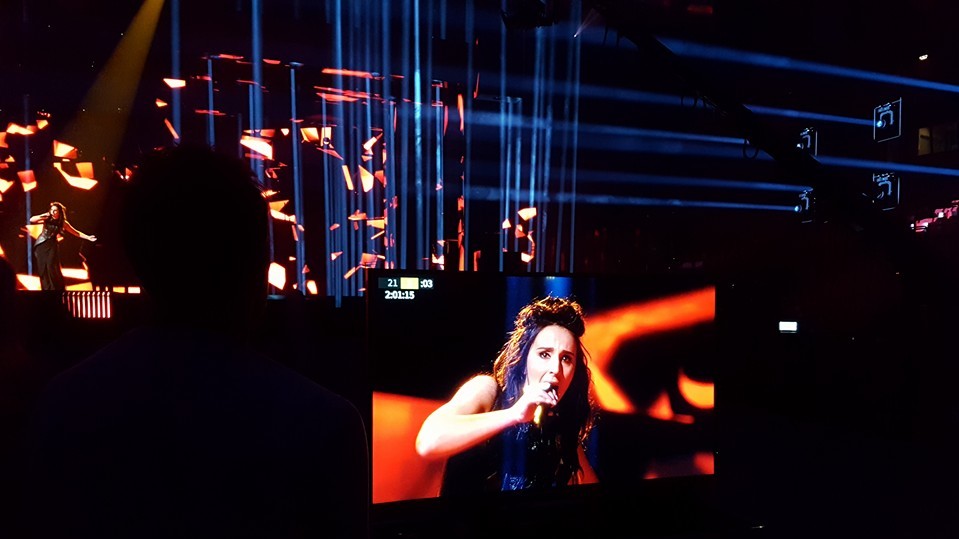 Джамала на репетиції в Стокгольмі