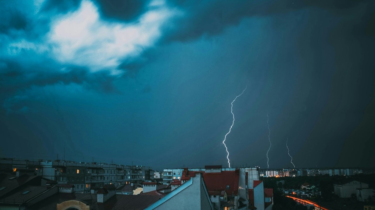 Гроза в Прикарпатье