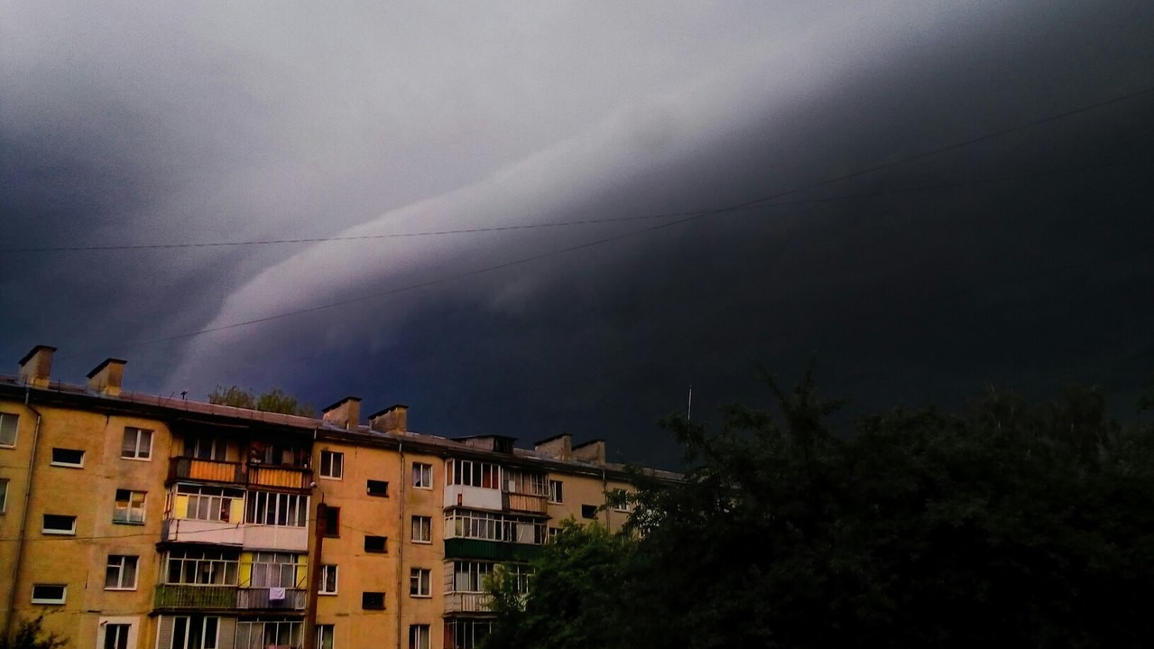 Гроза в Прикарпатье