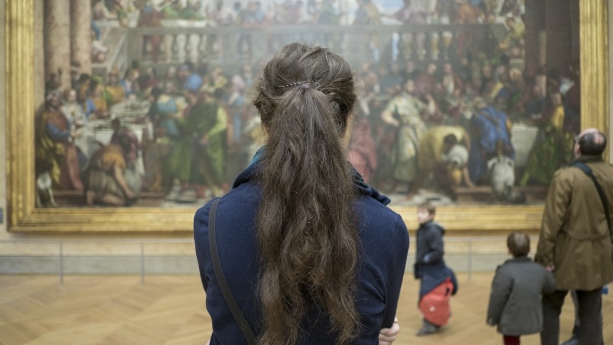 "Мона Ліза", Лувр, Париж