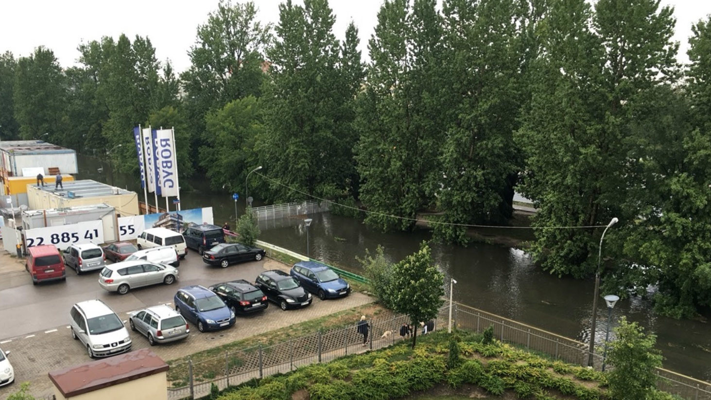 Ливень в Польше