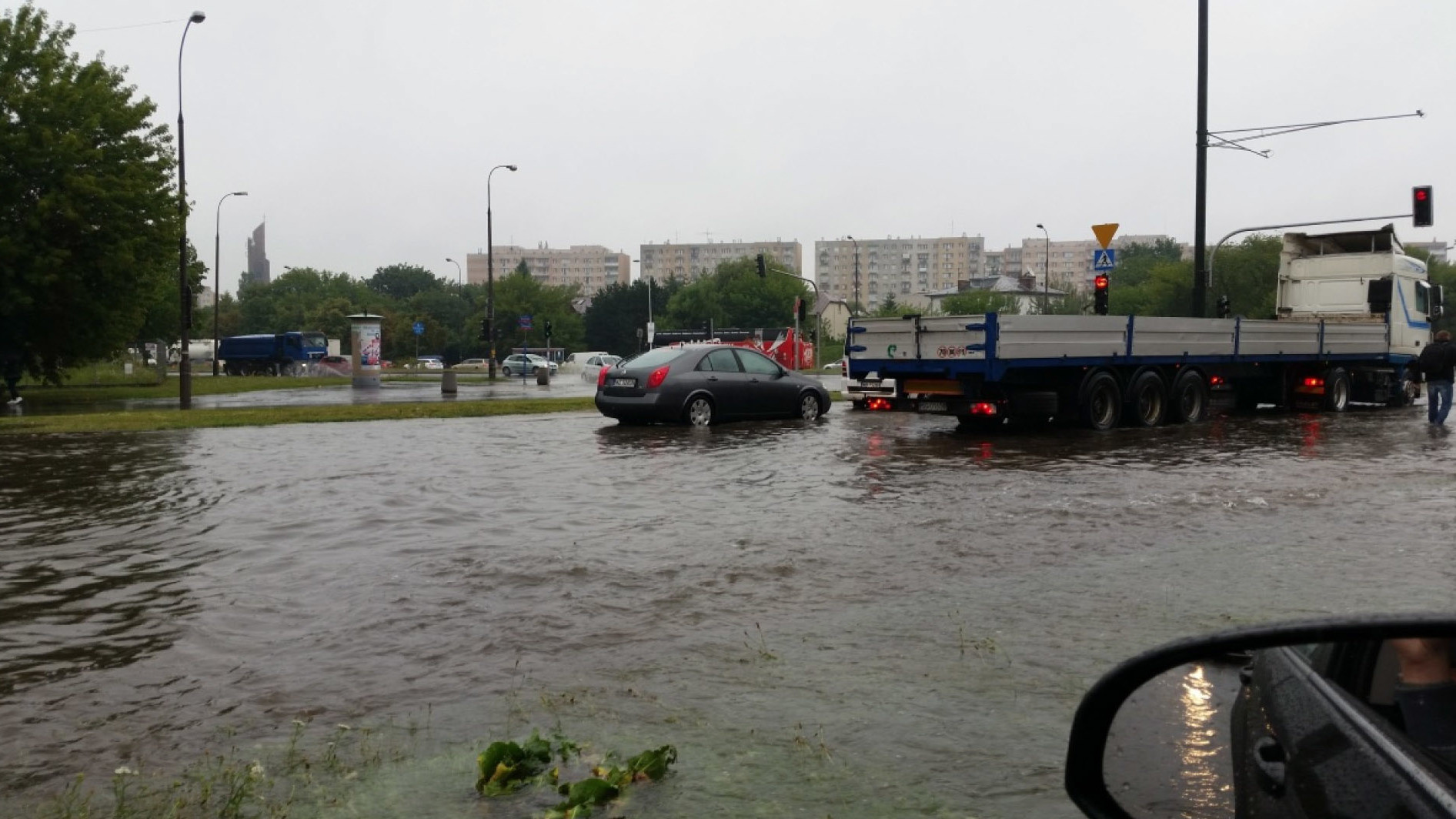 Ливень в Польше