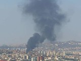 После взрыва над столицей Турции расползается смог