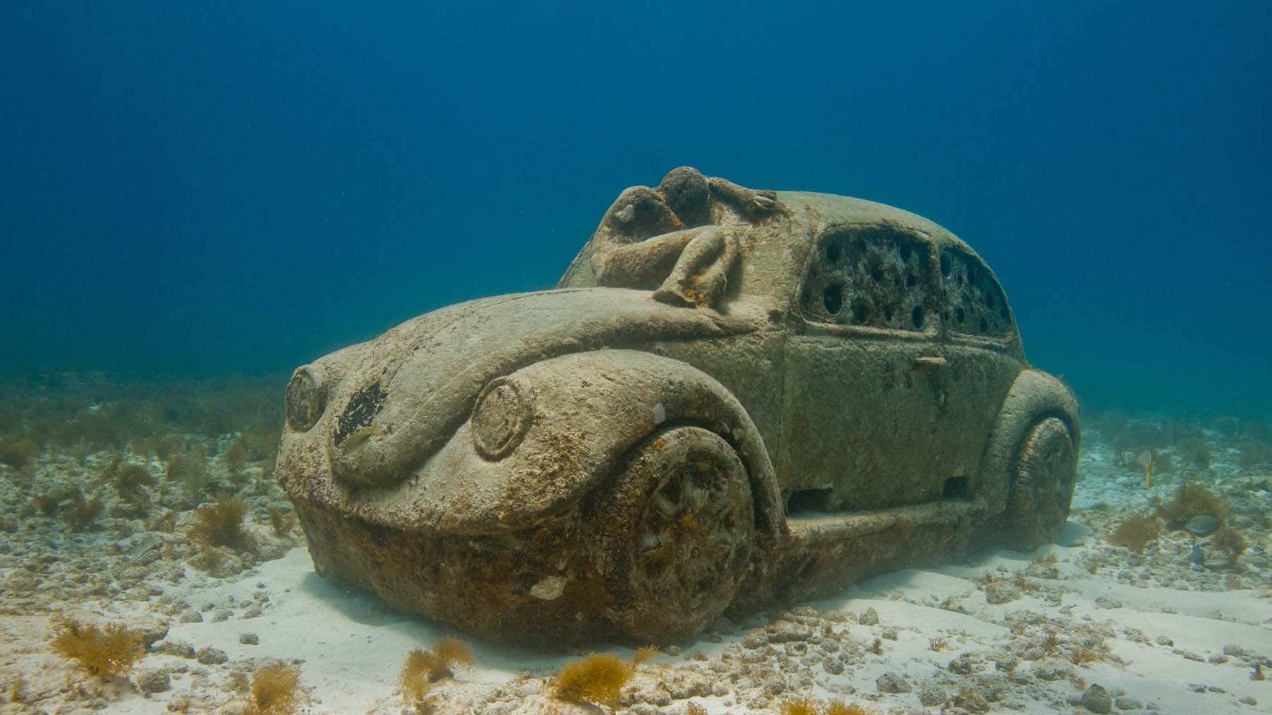 Музей підводних скульптур в Канкуні, Мексика. Фото musamexico