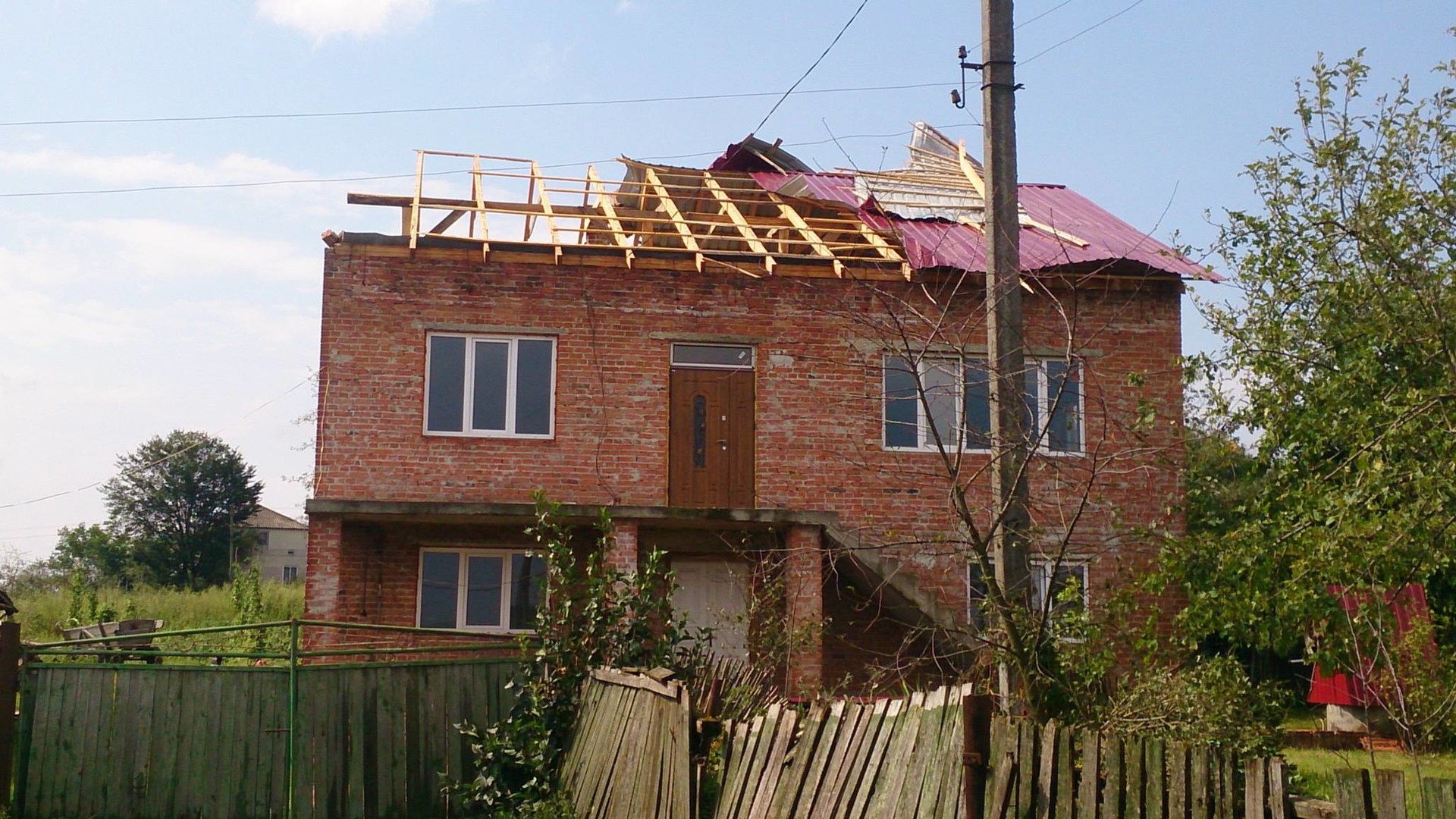 Наслідки грози на Прикарпатті