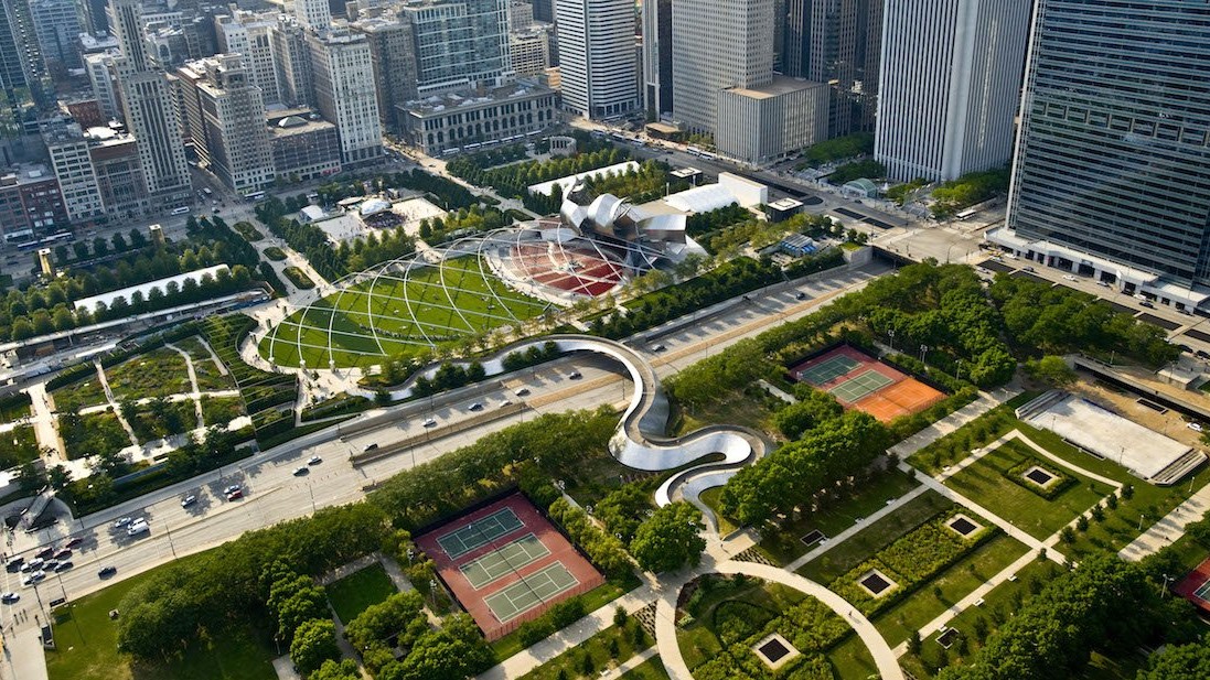 Парк "Міленіум" в Чикаго, штат Іллінойс. Фото Chicago Mile