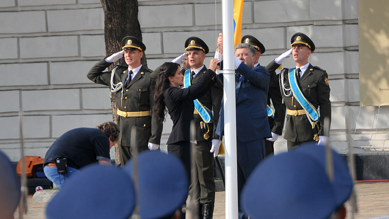 Официальные мероприятия состоялись на Софийской площади