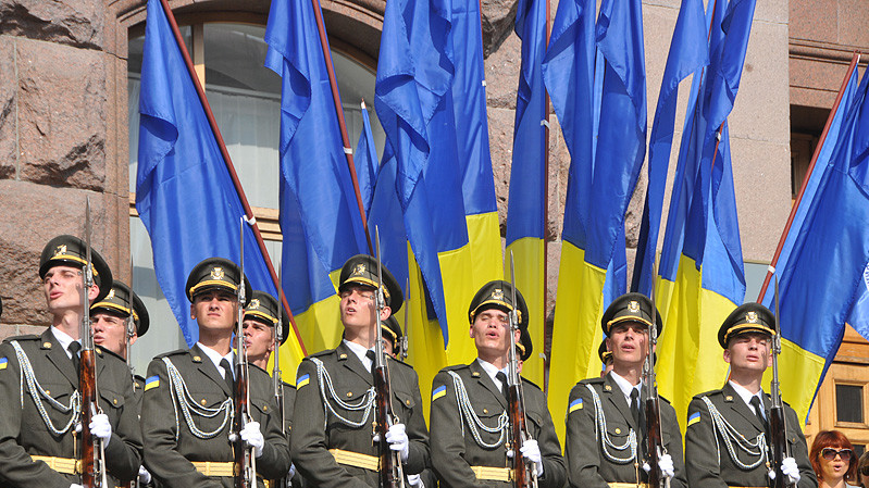 День государственного флага отпраздновали перед КМДА