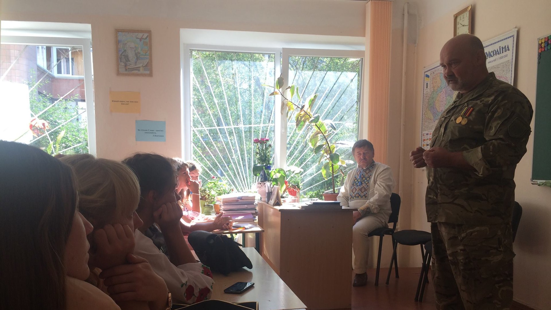 Урок мужності в Рівному