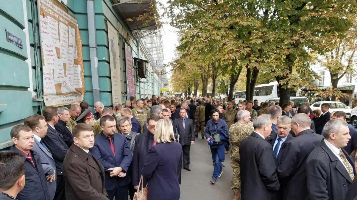 Прощання з Тарановим в Будинку офіцерів