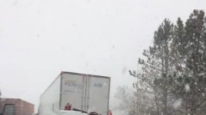 Транспортные средства сталкивались по "принципу домино"