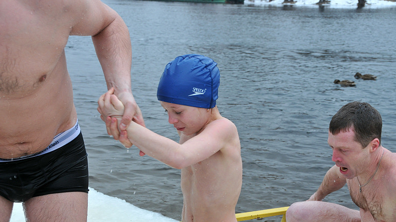 Крещенские купания в Гидропарке