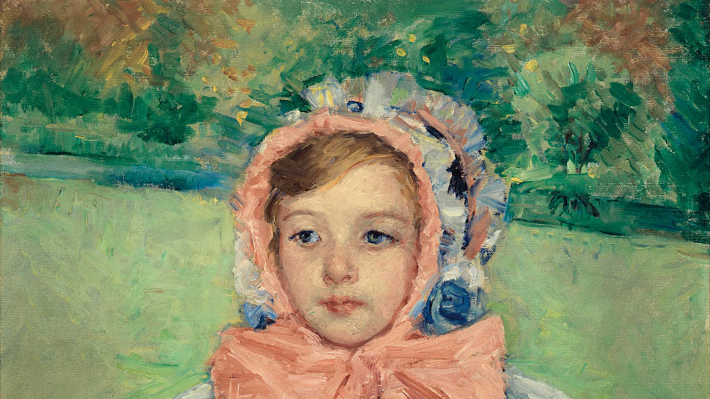 Мері Кэссэт, «Дівчинка з великим рожевим бантом», 1909 рік