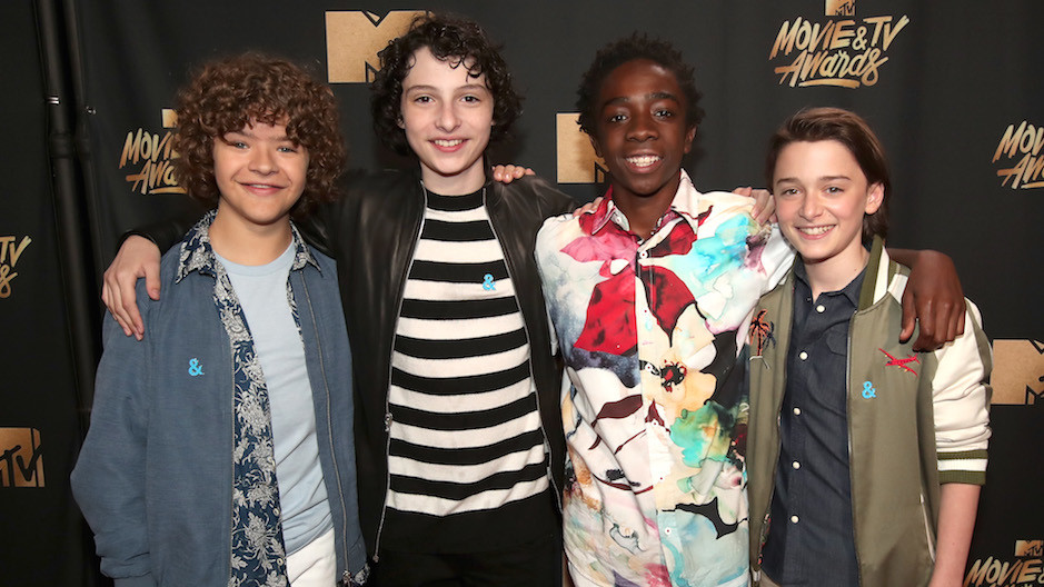 The cast of "Stranger Things"