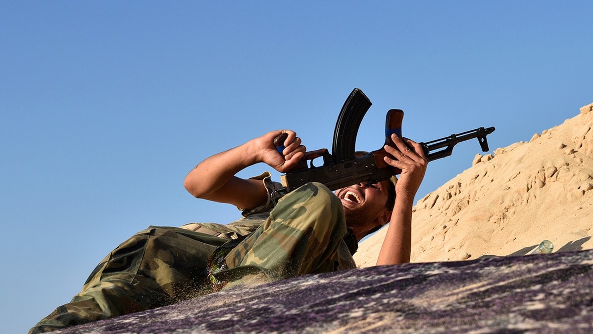 Номінація «Конфлікт» 3 місце: Станіслав Крупаж (Чехія) — "Битва в Сирті"