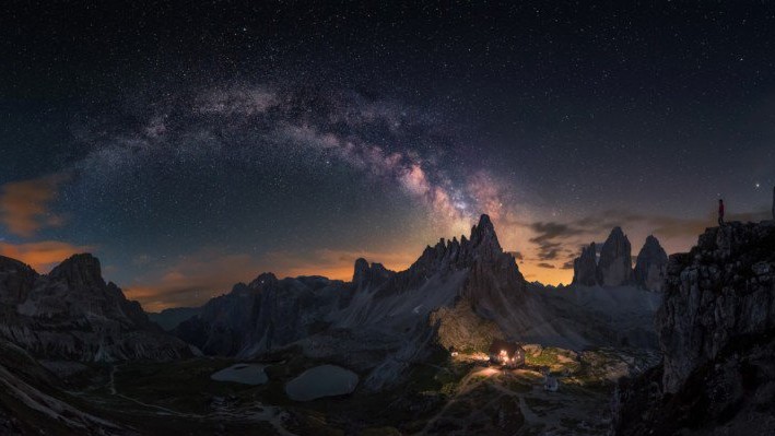 Чумацький Шлях над Доломітами у Тре-Чиме Фото: Carlos F Turienzo/National Maritime Museum