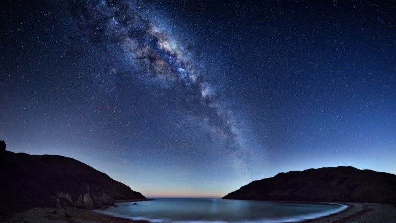 Чумацький шлях над Кейбл-Бей поблизу Нельсона, Нова Зеландія Фото: Mark Gee/National Maritime Museum