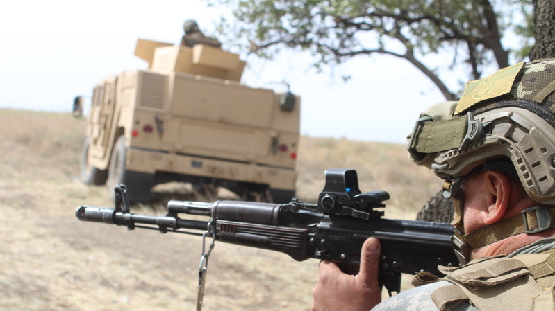 У навчаннях взяли участь військові різних видів військ