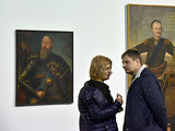 В открытии выставки приняла участие супруга президента Украины Марина Порошенко