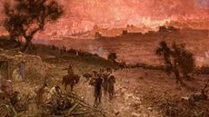 Илюстрація Вавілонского завоювання Иерусалима, Уильям Хоул, 1846-1917.