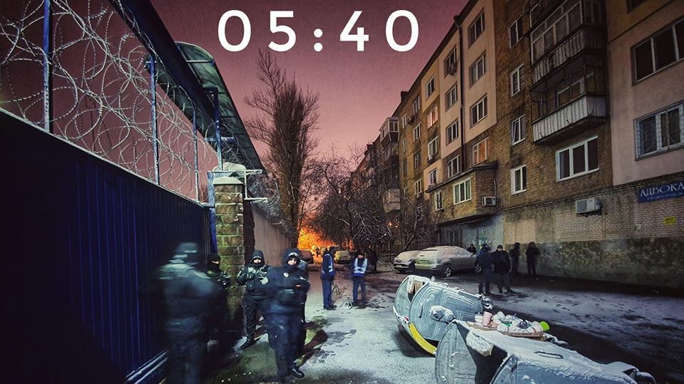 Деякі протестувальники залишались на місці протягом всієї ночі