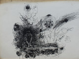 12.	 М. Ягода. Без назви.  Кінець 1980-х. Папір, туш. 30,5 × 43 см