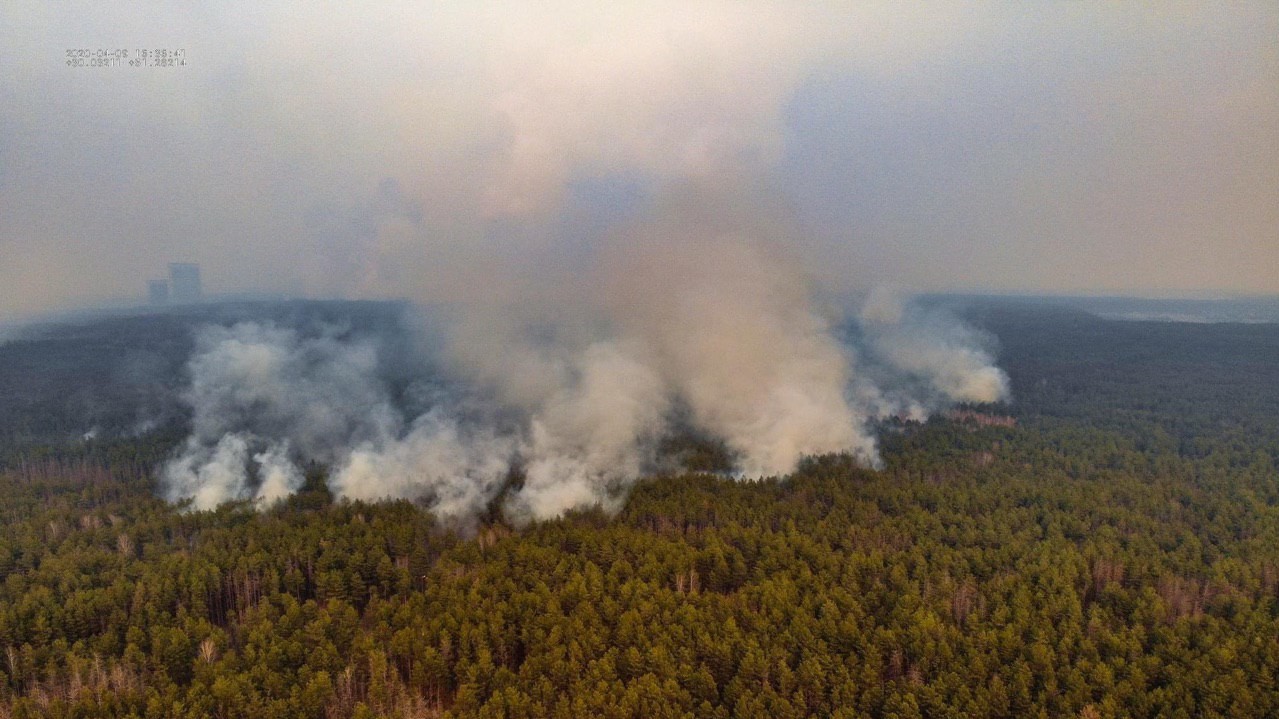 Пожежі в зоні відчуження гасять десяту добу