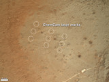 Полученные Curiosity образцы грунта на Марсе