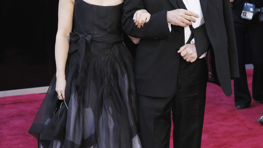 Актриса Хелена Бонем-Картер с мужем, режиссером Тимом Бертоном