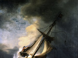 Рембрандт "Ландшафт с обелиском"