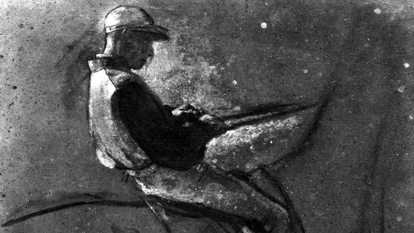 Дега "Three Mounted Jockeys"