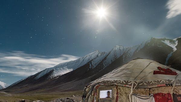 Кыргызская юрта, Афганистан