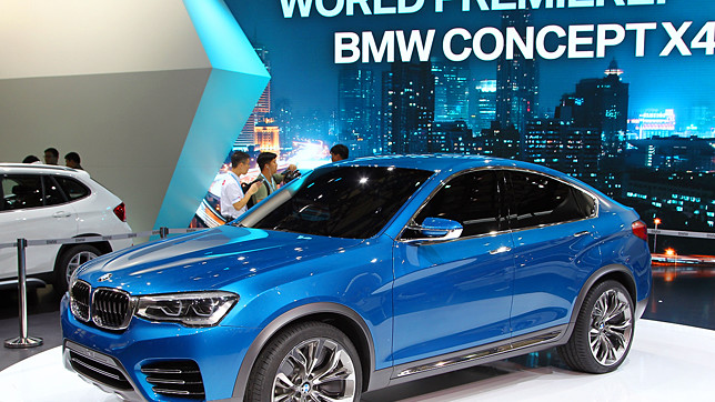 BMW показала в Шанхае новый концептуальный кроссовер X4