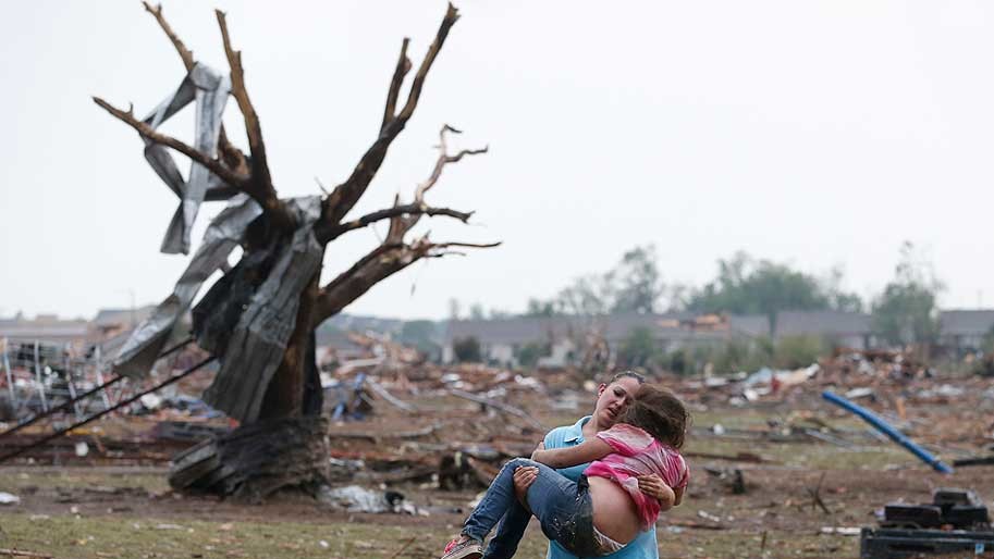 Мощный торнадо обрушился на американский штат Оклахома
