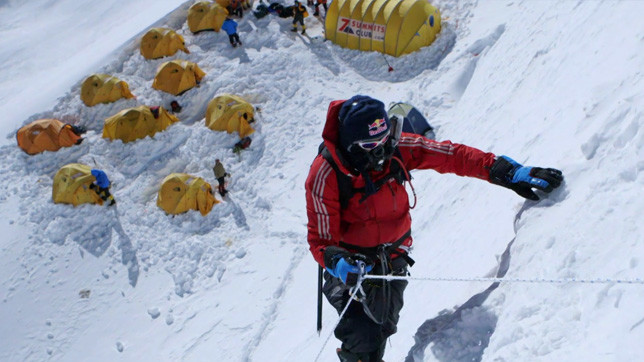 Восхождение и проходило по знаменитому северному маршруту.