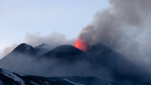 Считается, что на этом  вулкане жил бог кузнечного дела Гефест