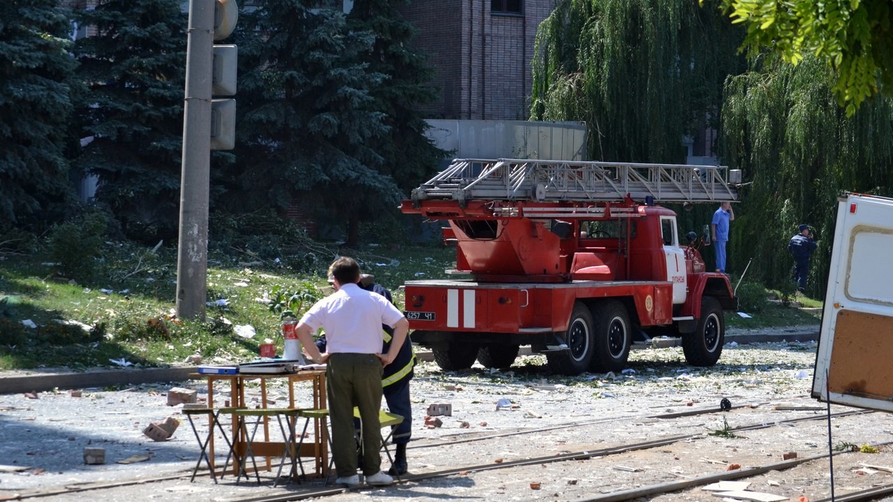 Взрыв газа в авто