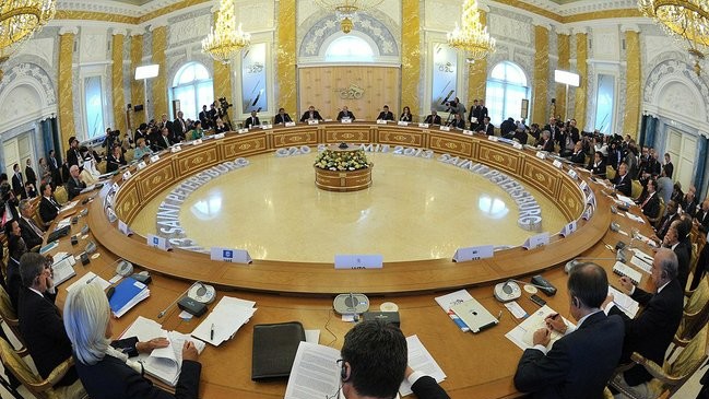 зал заседаний глав государств "Большой двадцатки"