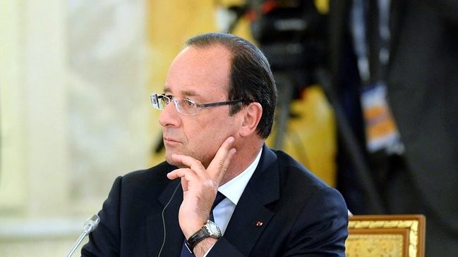 Президент Франции Франсуа Олланд, поддержавший Обаму в ситуации вокруг Сирии