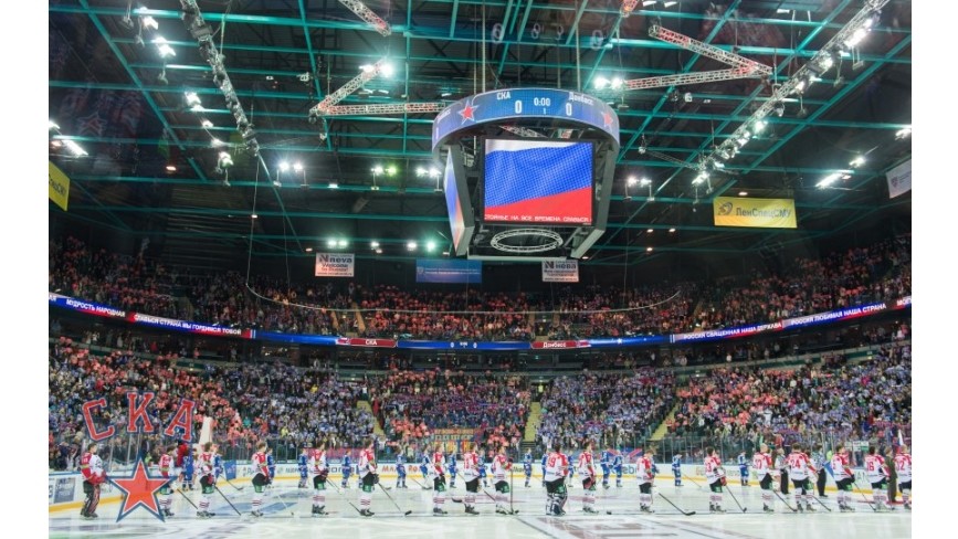 Матч с участием украинской команды собрал в Санкт-Петербурге полную арену