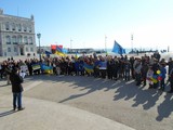 Активисты поддержали киевский Евромайдан 
vidia.org
