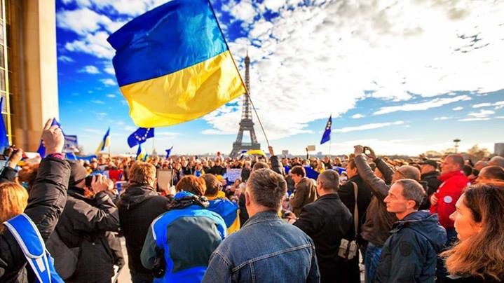 Активисты поддержали киевский Евромайдан 
vidia.org